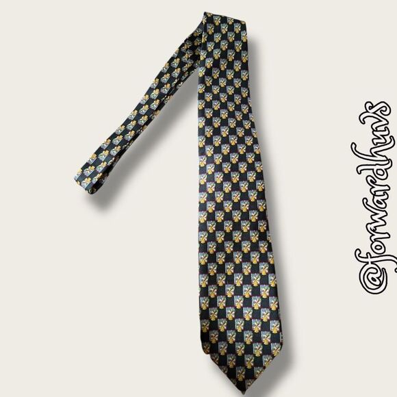 Keith Daniels Holiday Necktie – Festive All-Over Bell Pattern - Picture 6 of 9